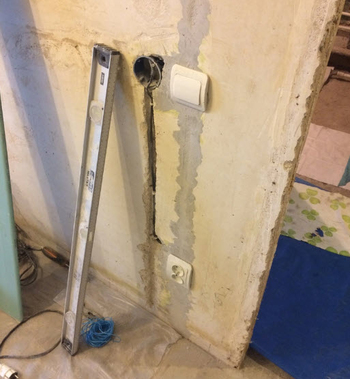 штроба под розетки